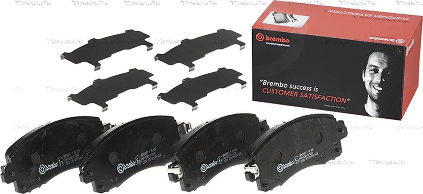 Тормозные колодки Brembo PRIME LINE передние для Subaru Forester V 2018-2026. Артикул P 78 028