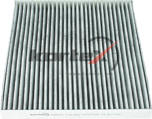 Фильтр салона PSA/FIAT BOXER/DUCATO/JUMPER 06- (угольный) (Kortex). Артикул KC0159S