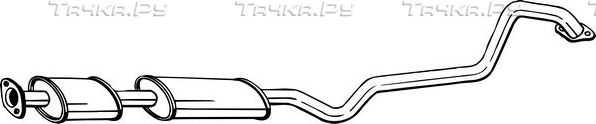 Глушитель (средняя часть) Bosal для Nissan Almera N16 2000-2006. Артикул 288-389