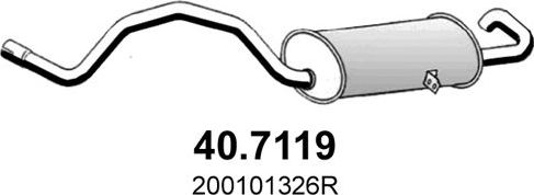 Глушитель Asso. Артикул 40.7119