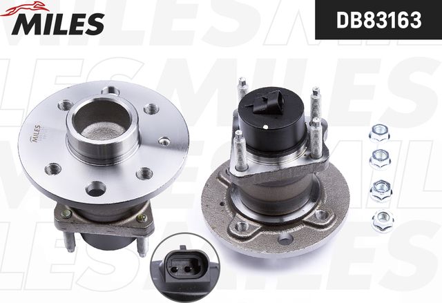 Ступица колеса с интегрированным подшипником Miles. Артикул DB83163