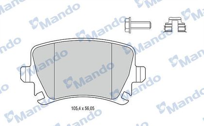 Тормозные колодки Mando задние для Skoda Octavia A5 2004-2013. Артикул MBF015194 - купить в Москве, фото, отзывы, доставка по всей России. Магазин Тачка.Ру