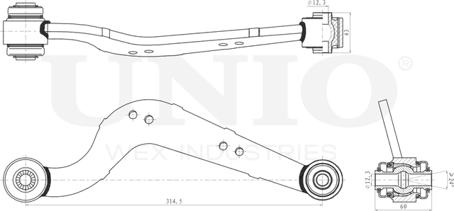 Рычаг подвески (Unio). Артикул SSP-40122
