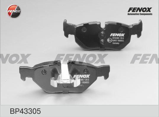 Тормозные колодки Fenox. Артикул BP43305