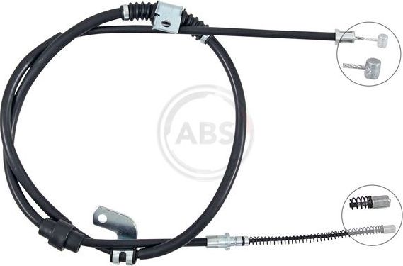 Трос ручника (тросик ручного тормоза) ABS. Артикул K16094