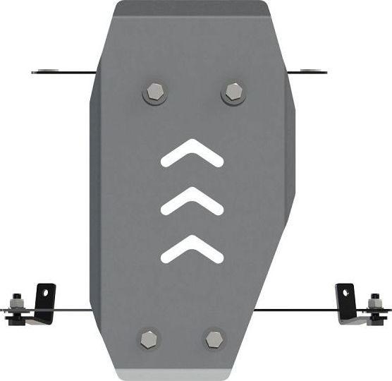 Защита алюминиевая Шериф (4 мм) для дифференциала Subaru XV II 2017-2022. Артикул 3534