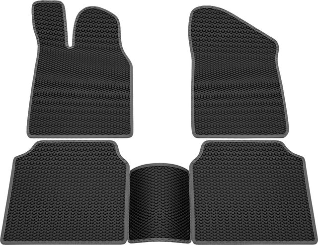 Коврики Rezkon EVA для салона Lada (ВАЗ) 2105 1979-2011 Серый кант. Артикул 9039005102