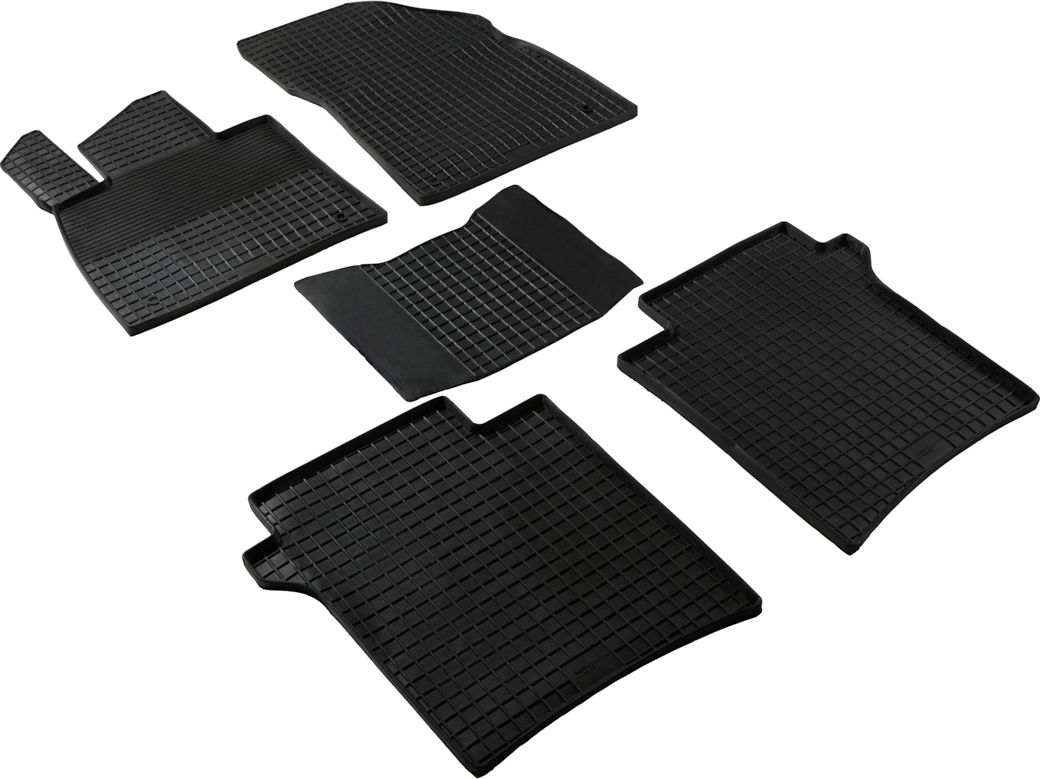 Коврики резиновые Seintex с узором сетка для салона Zeekr 001 2021-2026. Артикул 317312