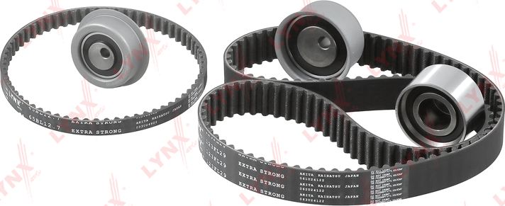 Ремень ГРМ с роликами (комплект) LYNXauto. Артикул PK-1371