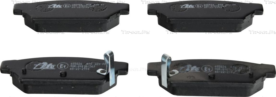 Тормозные колодки ATE задние для Mitsubishi Lancer VI 1992-1996. Артикул 13.0460-5826.2