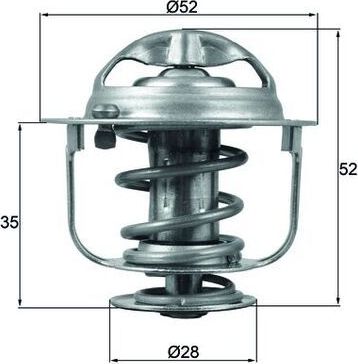 Термостат Mahle Behr для Honda Insight I 2000-2006. Артикул TX 165 88D