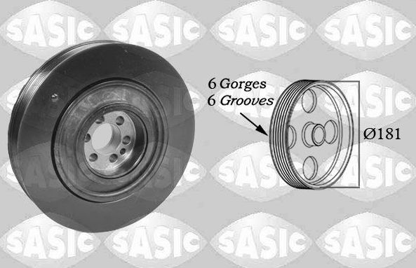 Шкив коленвала Sasic для Alfa Romeo 159 2005-2012. Артикул 2156039