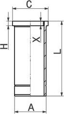 Гильза цилиндра Kolbenschmidt. Артикул 89920110