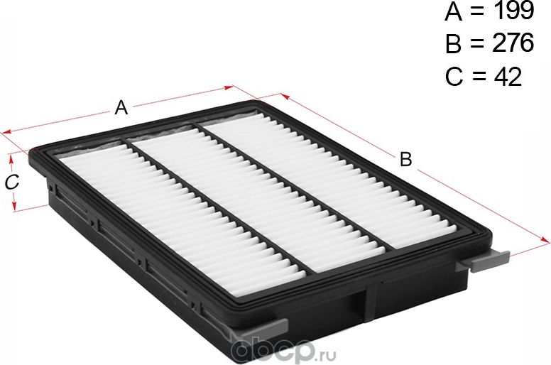 Фильтр воздушный HYUNDAI TUCSON 15-/KIA SPORTAGE 15 (Hosu). Артикул HSAF0013