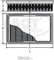 Воздушный фильтр SCT-Germany. Артикул SB 053