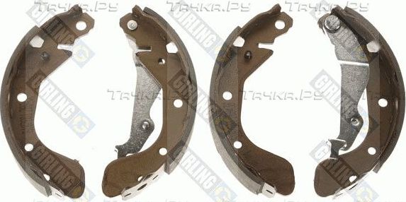 Тормозные колодки Girling задние для Chevrolet Spark III 2010-2016. Артикул 5187601