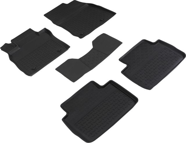 Коврики резиновые Seintex с высоким бортиком для салона Mazda 3 IV 2019-2026. Артикул 93284