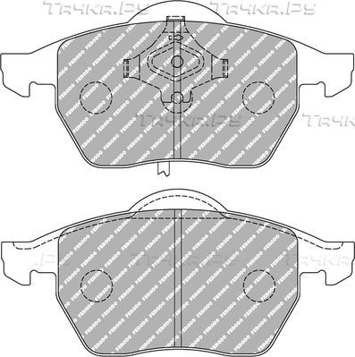 Тормозные колодки FERODO RACING DS PERFORMANCE для Audi A4 I (B5) 1995-2001. Артикул FDS1323
