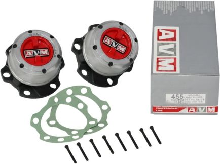 Хабы колесные AVM ручные усиленные (2 шт.) для Toyota Land Cruiser 105 1998-2007. Артикул AVM-455HP
