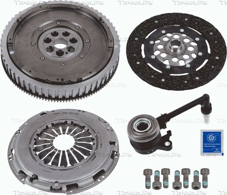 Сцепление (комплект) SACHS DMF Module plus CSC для Nissan Tiida I 2007-2013. Артикул 2290 601 143