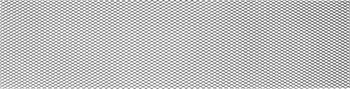 Универсальная сетка Rival 1000х250 R16 для защиты радиатора, черная, упаковка 25 шт.. Артикул K.ZS.1601.1