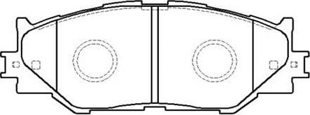 Тормозные колодки HSB. Артикул HP8221