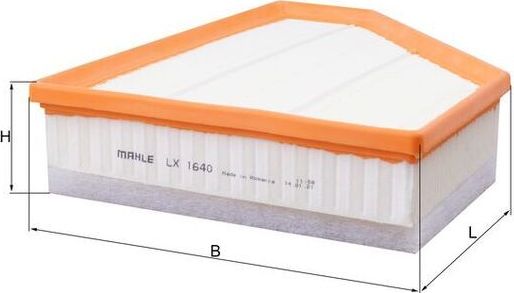 Воздушный фильтр Mahle-Knecht. Артикул LX 1640
