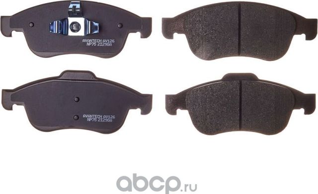 Колодки торм. диск. перед. (Avantech). Артикул AV126