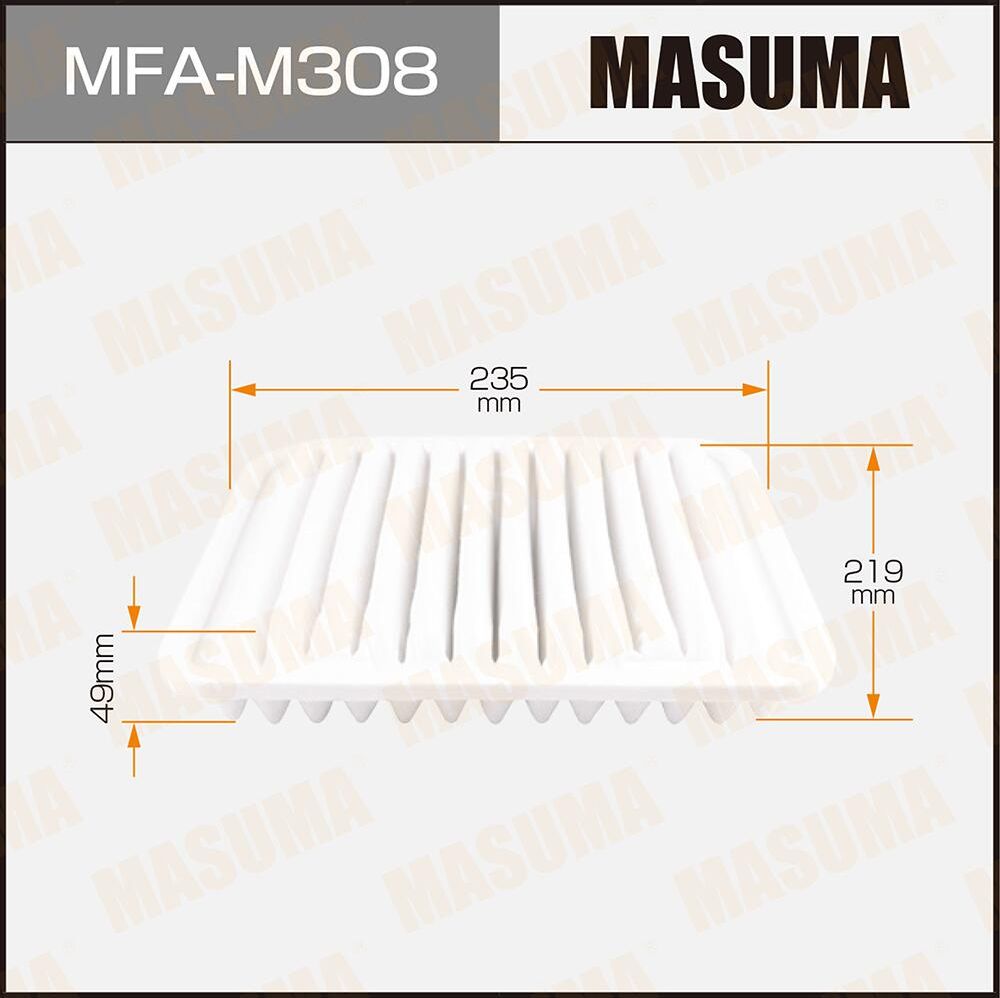 Воздушный фильтр Masuma. Артикул MFA-M308