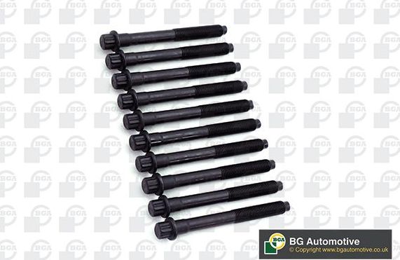 Комплект болтов ГБЦ BGA. Артикул BK5335