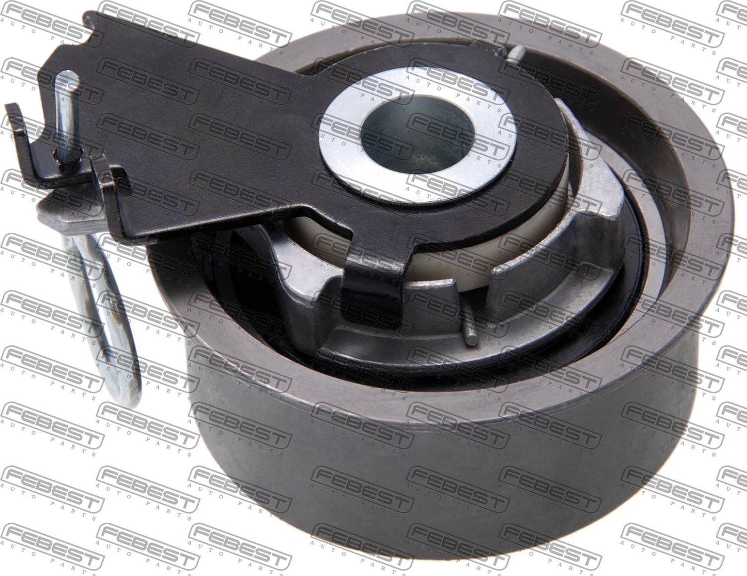 Натяжной ролик (натяжитель) приводного поликлинового ремня Febest. Артикул 1287-ELAN