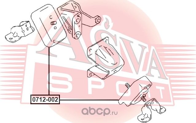 ОПОРА ДВИГАТЕЛЯ (Asva). Артикул 0712002