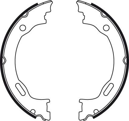 Тормозные колодки (стояночная тормозная система) TRW. Артикул GS8475