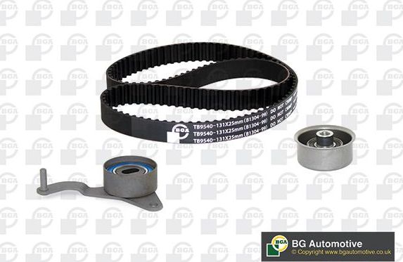 Ремень ГРМ с роликами (комплект) BGA для Opel Combo C 2001-2011. Артикул TB9507K