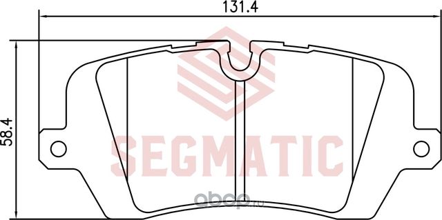 Колодка торм диск зад (Segmatic). Артикул SGBP2773