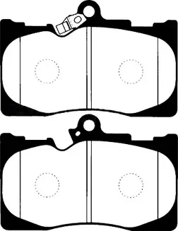 Колодки тормозные передние AURIS 2006-2018/RAV4 2006-2012/YARIS/VERSO (Jakoparts). Артикул J3602120