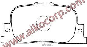 Колодки тормозные (Aiko). Артикул PF1431