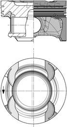 Поршневая група Kolbenschmidt. Артикул 40853600