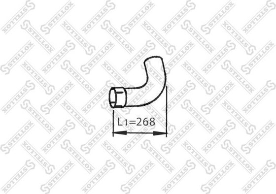 Глушитель Stellox для MAN TGL 2005-2026. Артикул 82-03779-SX