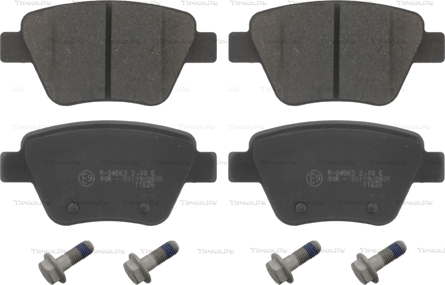 Тормозные колодки SWAG задние для SEAT Leon II 2005-2013. Артикул 30 91 6797