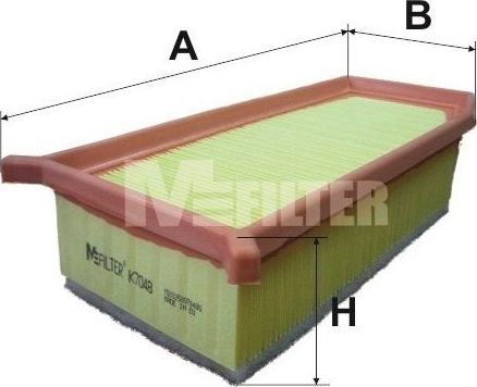 Воздушный фильтр MFilter. Артикул K 7048