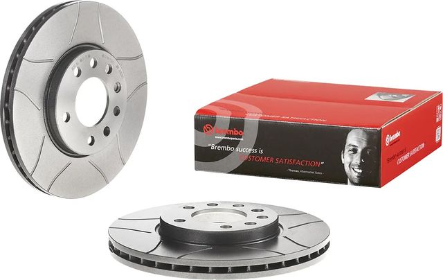 Тормозной диск Brembo MAX передний для Opel Combo C 2004-2011. Артикул 09.7629.75