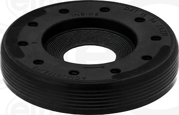 Сальник коленвала Elring (PTFE (политетрафлуороетилен)/ACM (полиакрил-каучук)). Артикул 790.650