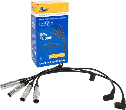 Провода высоковольтные VAG A3/OCTAVIA/GOLF 4 96 (Kraft) Kraft. Артикул KT042411