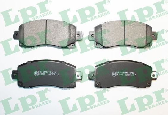 Тормозные колодки LPR. Артикул 05P2119