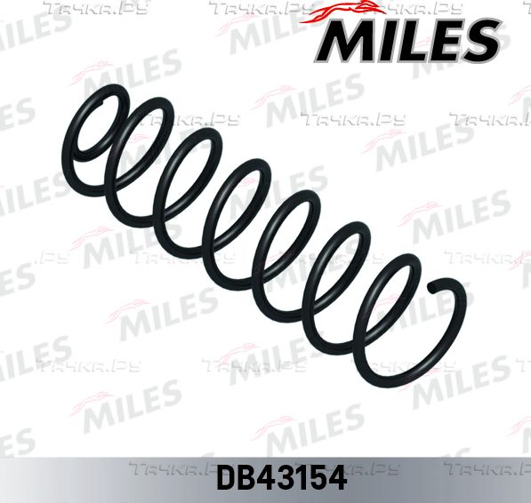 Пружина подвески Miles задняя для Volkswagen Golf III 1991-1997. Артикул DB43154