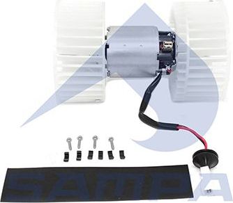 Вентилятор, мотор печки (отопителя) салона Sampa. Артикул 062.301