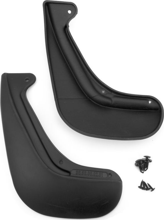 Брызговики Frosch (в пакете) задняя пара для Nissan Juke 2014-2026. Артикул NLF.36.53.E13