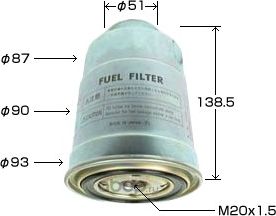 FC-409 ФИЛЬТР ТОПЛИВНЫЙ ISUZU ELF 4HK1 99 (VIC). Артикул FC409