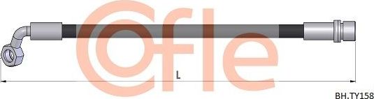 Тормозной шланг Cofle. Артикул 92.BH.TY158